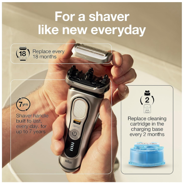 Máy Cạo Râu Braun Series 9 Pro 9487cc - Hình ảnh 2