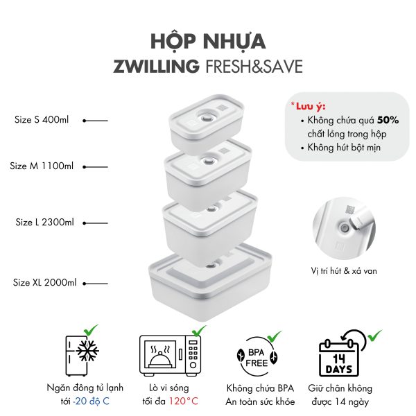 Máy Hút Chân Không ZWILLING Fresh & Save 2.0 - Hình ảnh 13