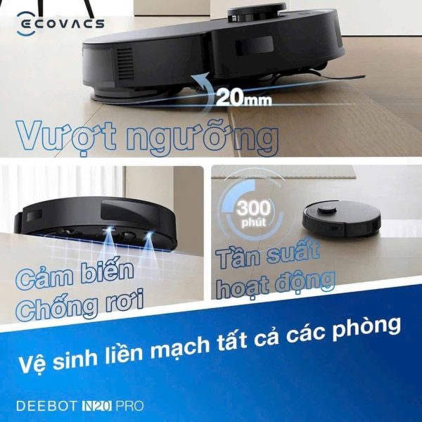 Robot Hút Bụi Lau Nhà Deebot N20 Pro - Hình ảnh 4