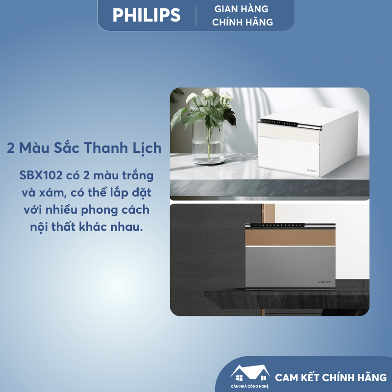 Két Sắt PHILIPS SBX102 - Hình ảnh 8
