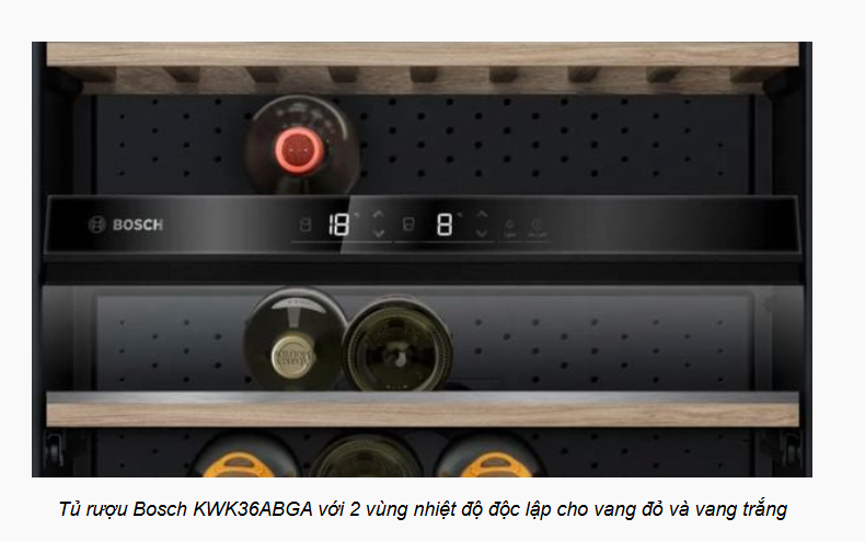 Tủ Rượu Vang Bosch KWK36ABGA - Hình ảnh 4