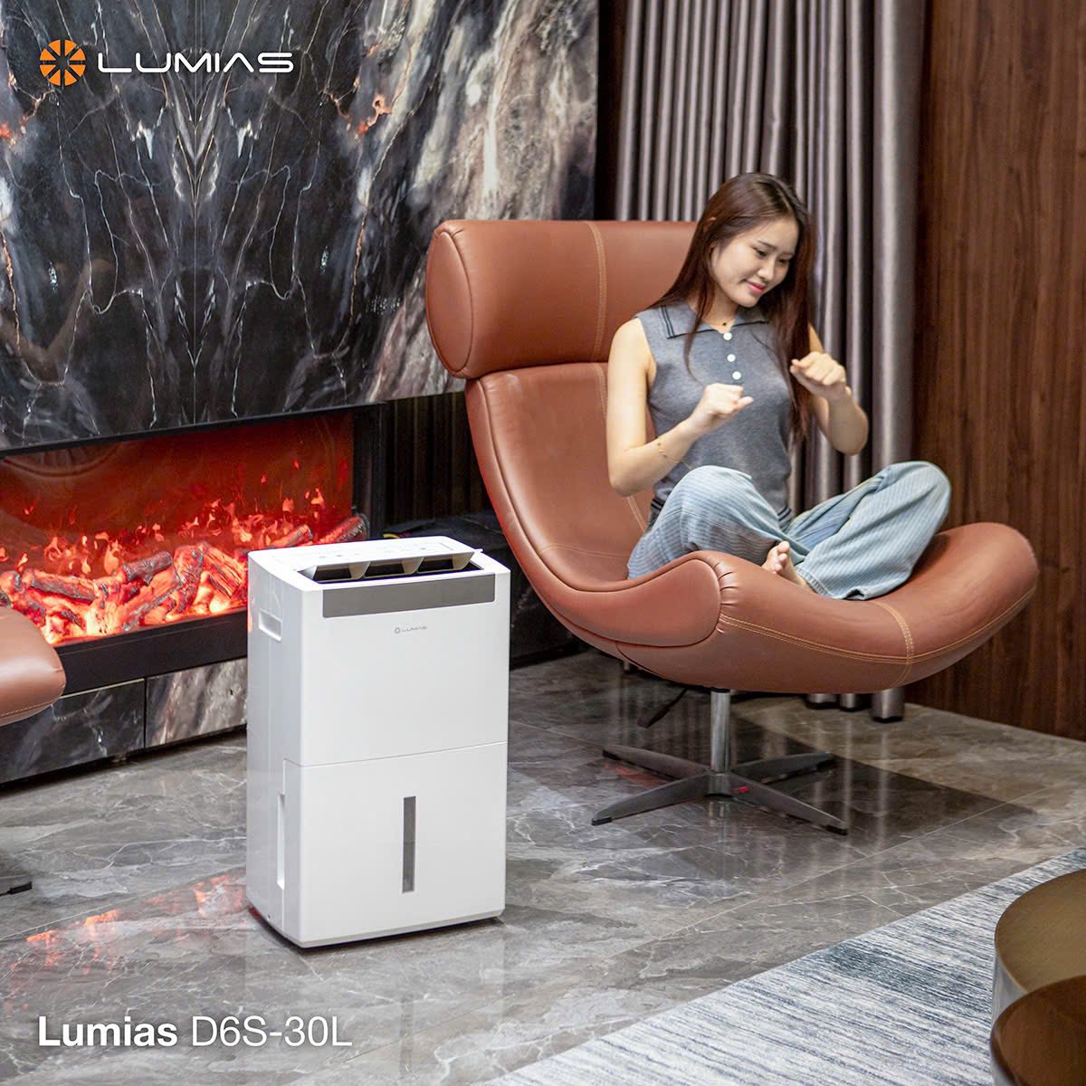 Máy Hút Ẩm Kiêm Lọc Không Khí Lumias D6S-30L - Hình ảnh 4