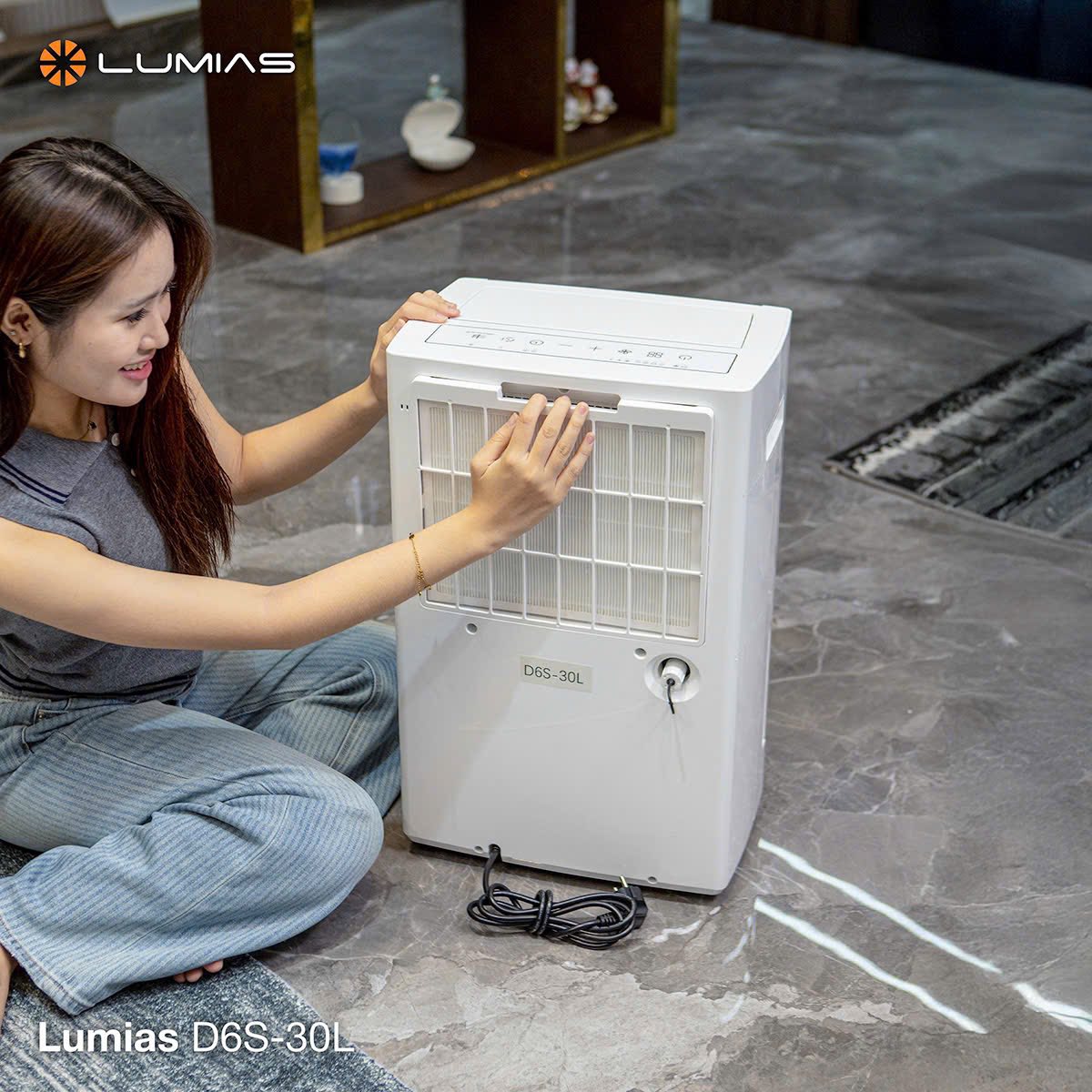 Máy Hút Ẩm Kiêm Lọc Không Khí Lumias D6S-30L - Hình ảnh 3