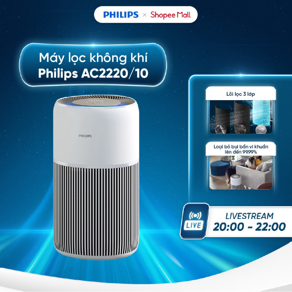 Máy Lọc Không Khí Philips AC2220/10 - Hình ảnh 2