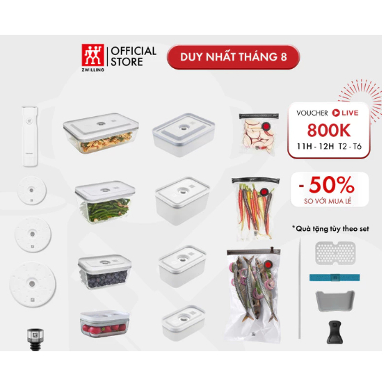 Bộ Hút Chân Không ZWILLING 40 Món