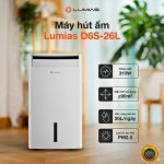 Máy hút ẩm kiêm lọc không khí thông minh Lumias D6s-60L