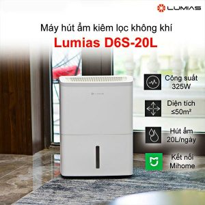Máy hút ẩm 20L Lumias D6S-20L