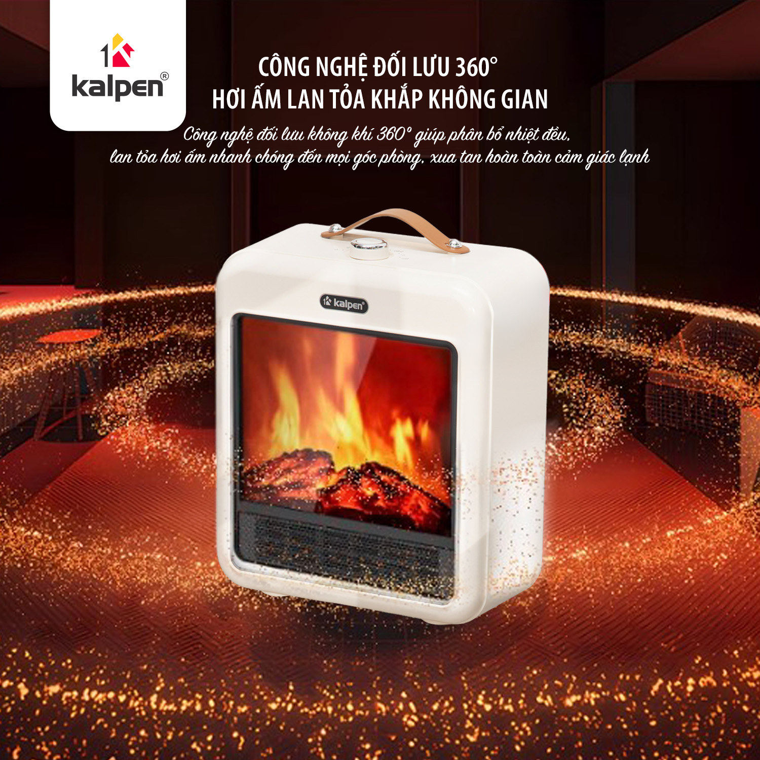 Máy Sưởi Gốm KANPEL 2000W - Hình ảnh 7