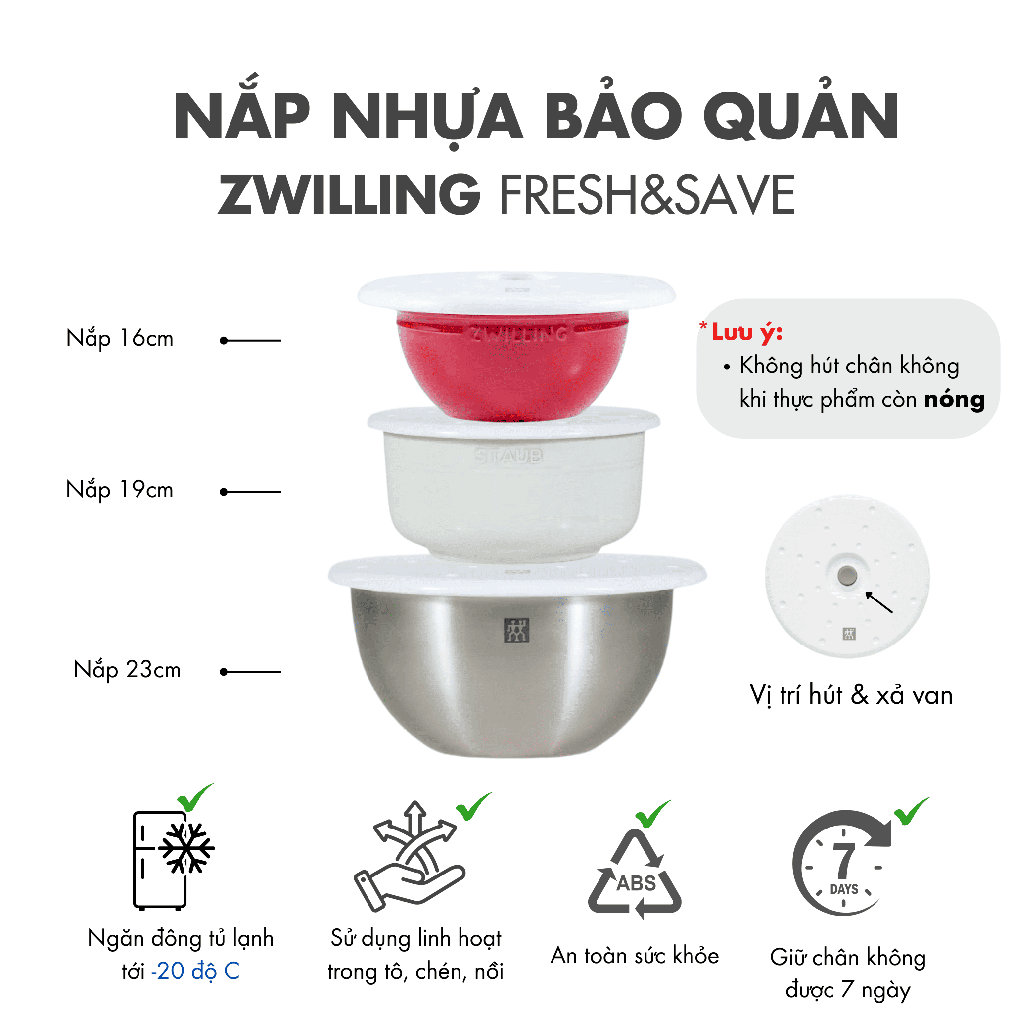 Bộ Hút Chân Không ZWILLING 40 Món - Hình ảnh 12