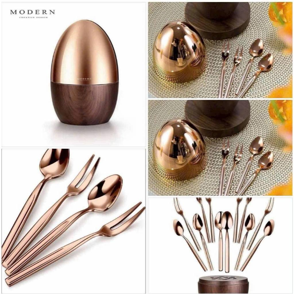 Quả trứng thìa dĩa Modern