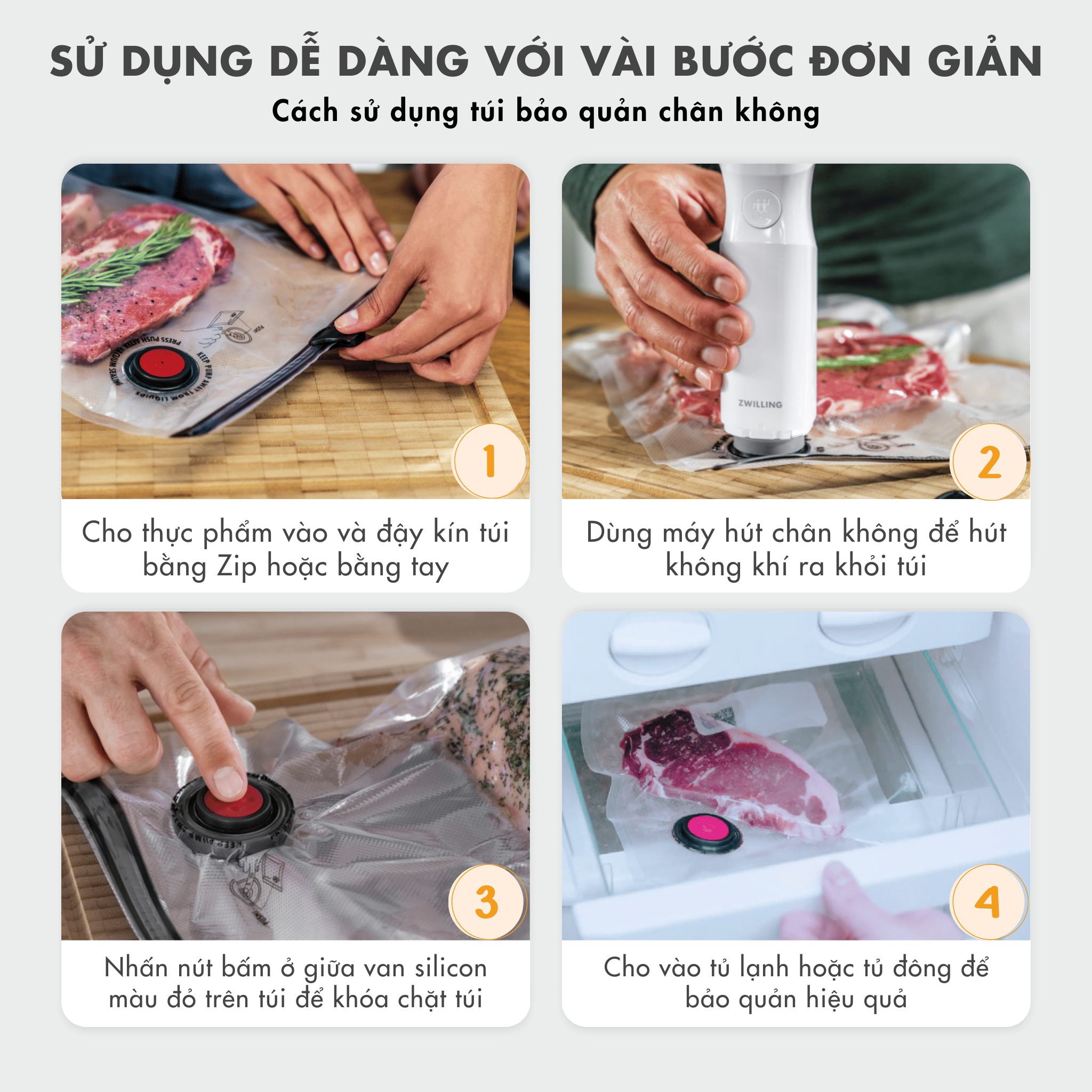 Bộ Hút Chân Không ZWILLING 40 Món - Hình ảnh 14