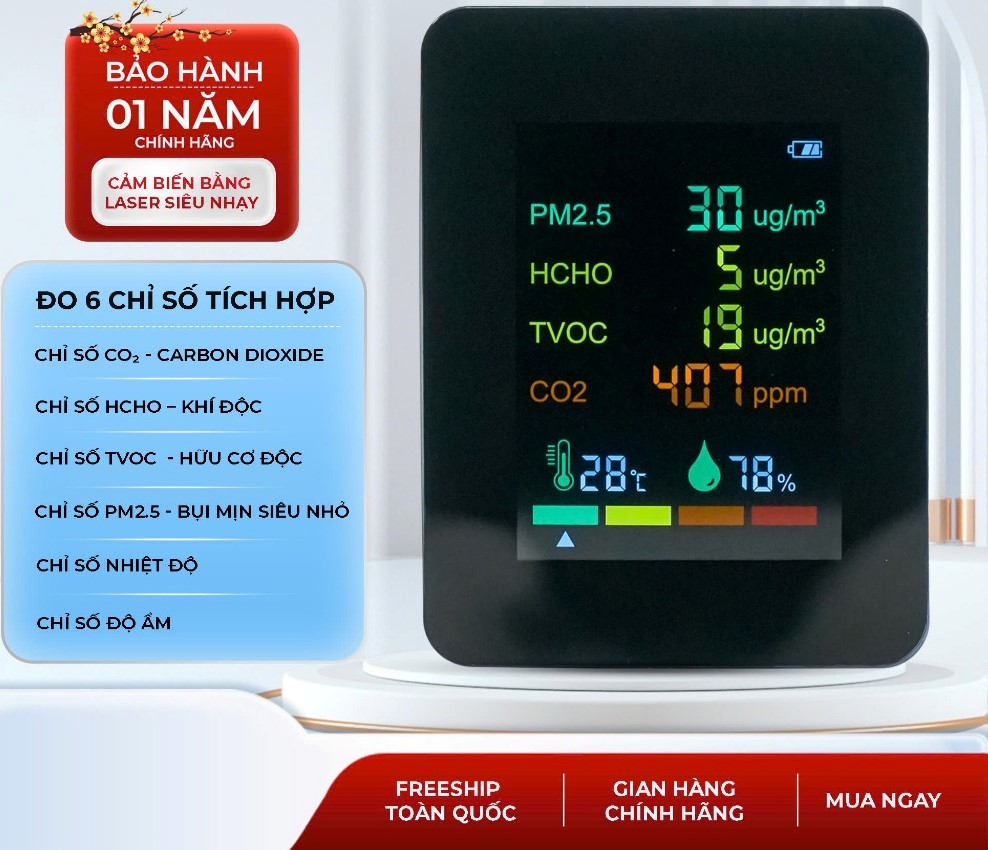 Máy Đo Chất Lượng Không Khí