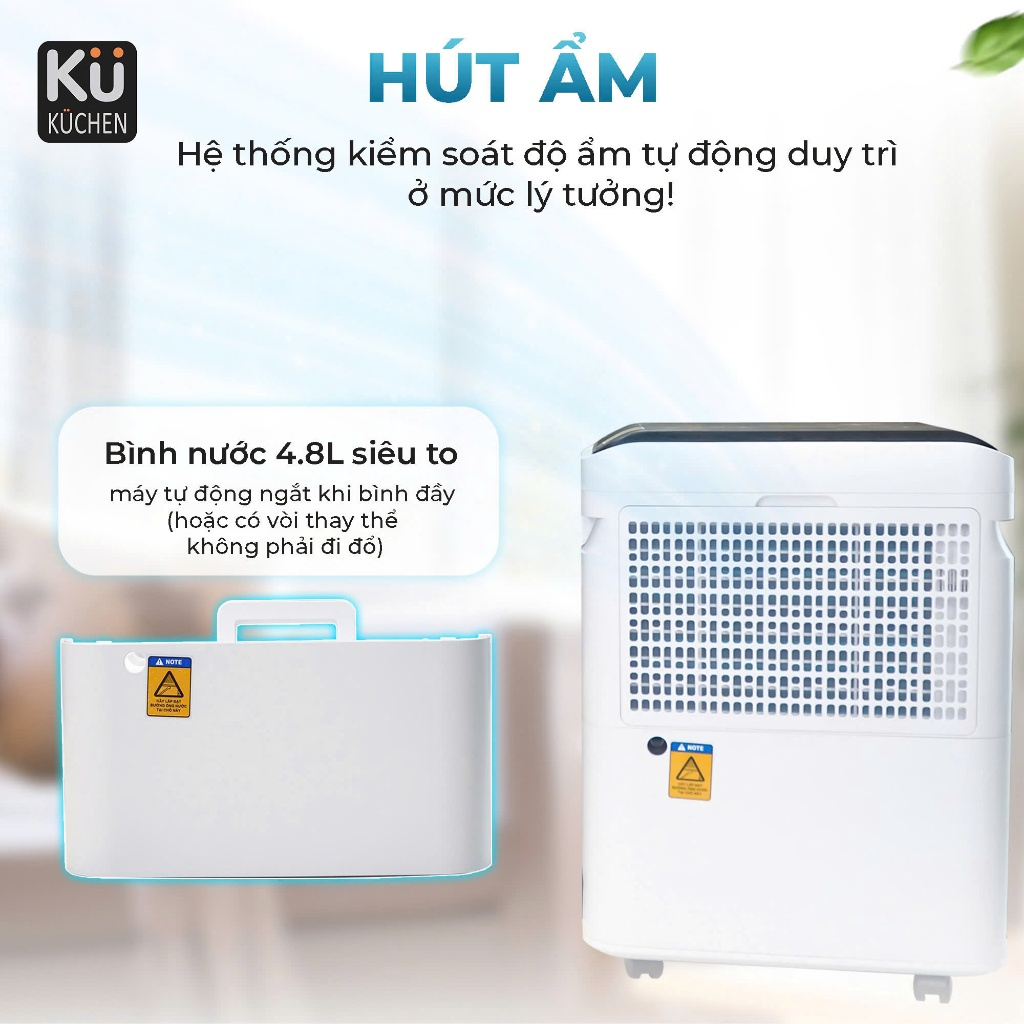 Máy Hút Ẩm KUCHEN KU LLH 2524 25L - Hình ảnh 5