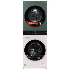 Tháp giặt sấy LG WashTower Inverter WT1410NHEG Giặt 14kg - Sấy 10kg