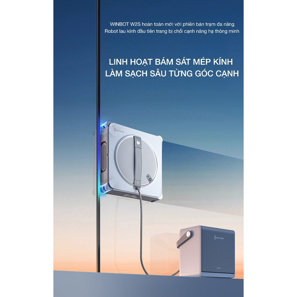 Robot lau kính Winbot W2 Pro Omni - Hình ảnh 9