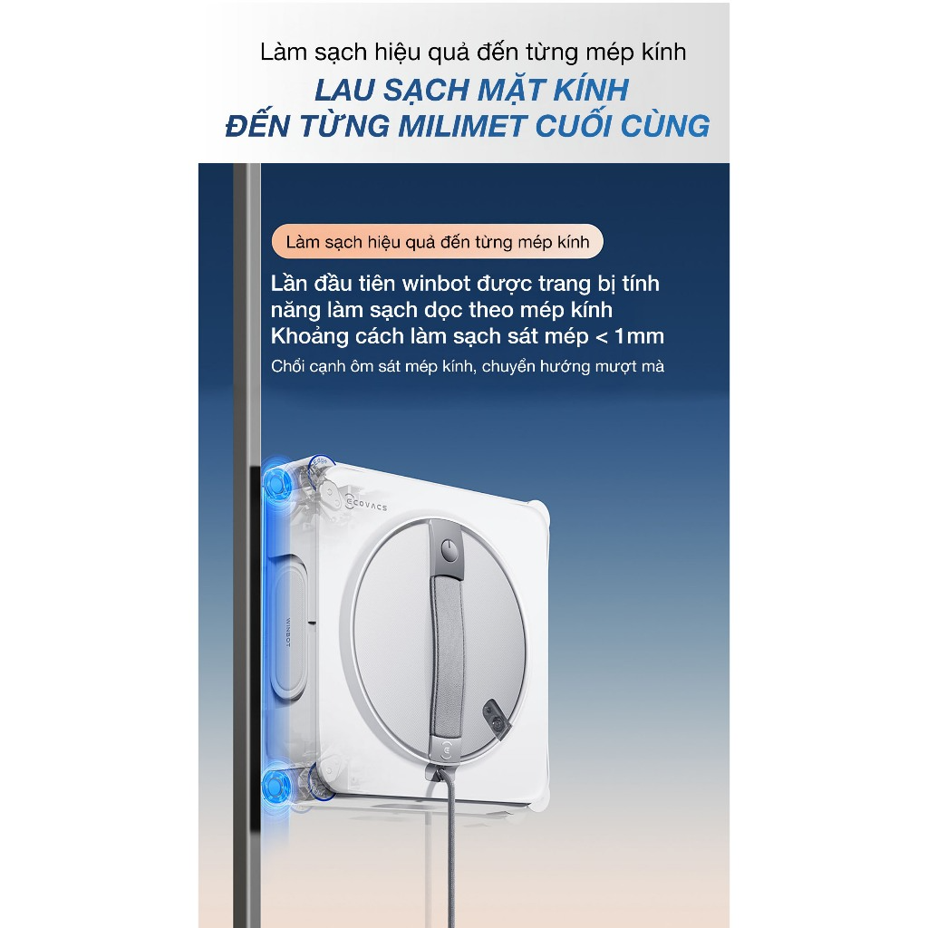 Robot lau kính Winbot W2 Pro Omni - Hình ảnh 8