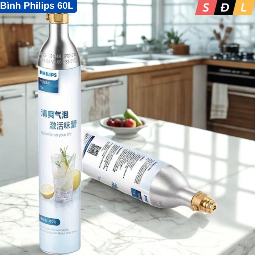 Bình Khí Soda 60L Cho Máy Soda - Hình ảnh 7