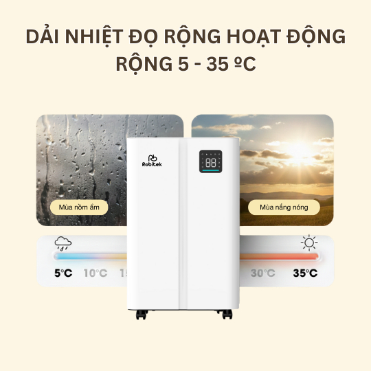 Máy hút ẩm ROBITEK DH25 - Hình ảnh 7
