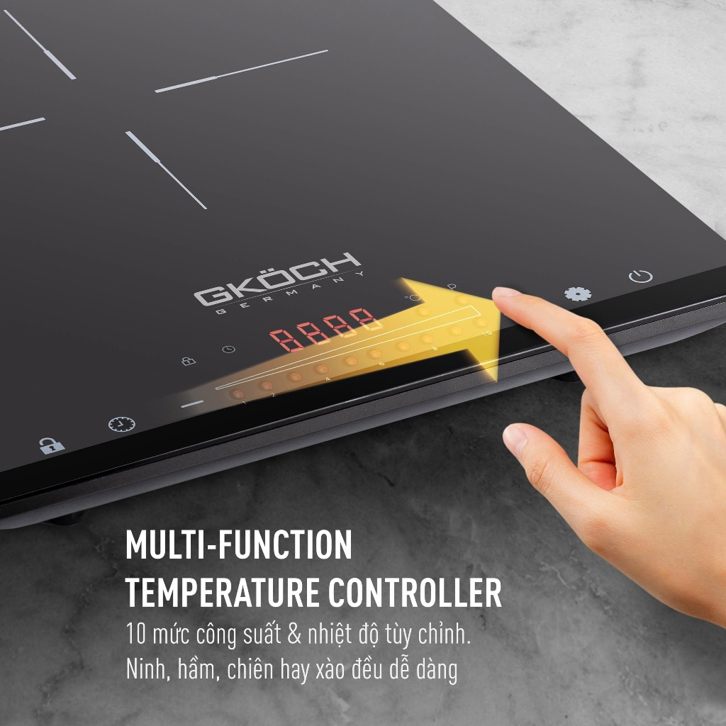 BẾP TỪ ĐƠN GKÖCH BM08 2000W - Hình ảnh 5