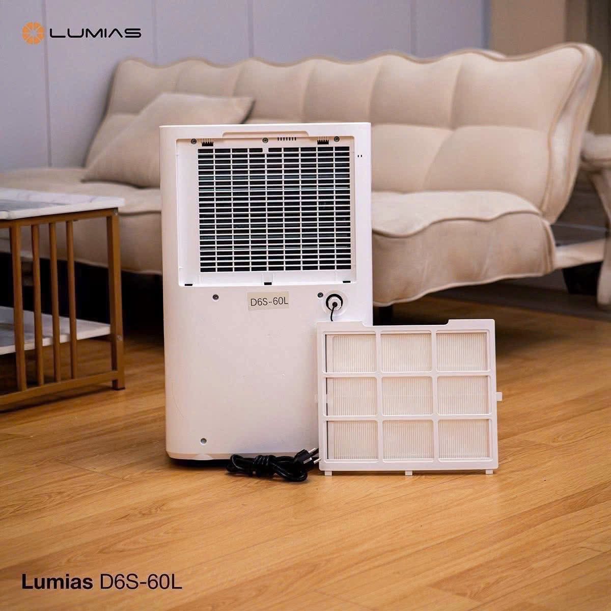 Máy hút ẩm kiêm lọc không khí thông minh Lumias D6s-60L - Hình ảnh 7
