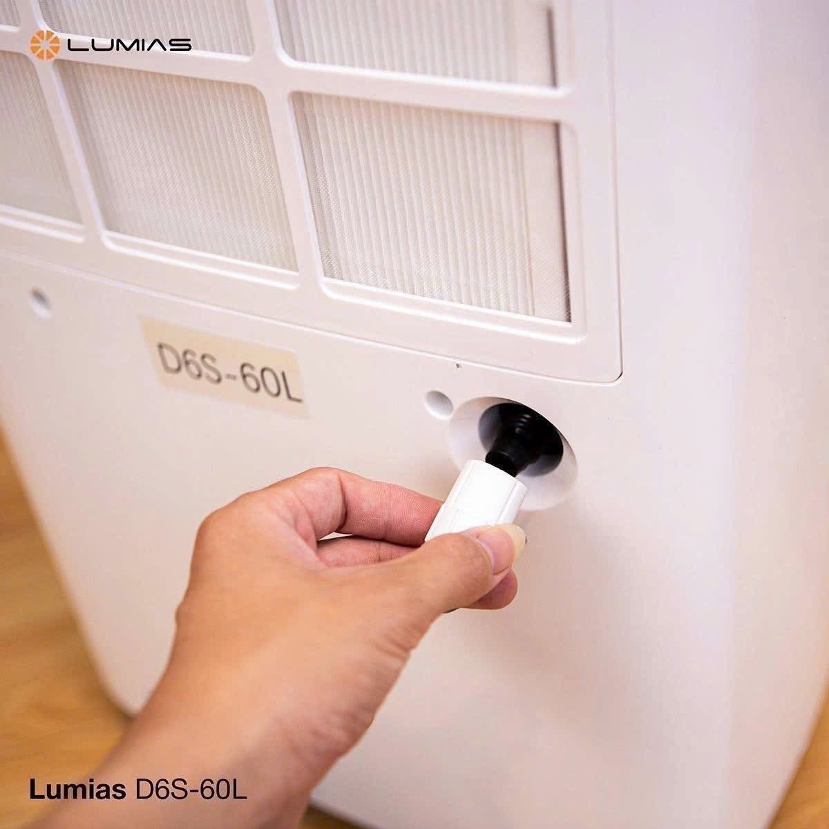 Máy hút ẩm kiêm lọc không khí thông minh Lumias D6s-60L - Hình ảnh 3