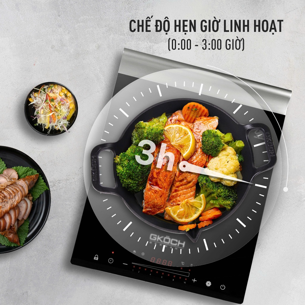 BẾP TỪ ĐƠN GKÖCH BM08 2000W - Hình ảnh 2