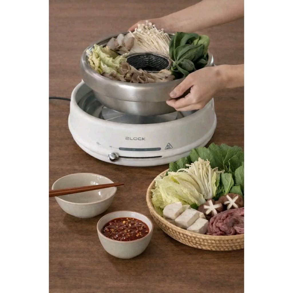 Nồi Lẩu Điện 2Lock Korea 1400W 4L - Hình ảnh 7