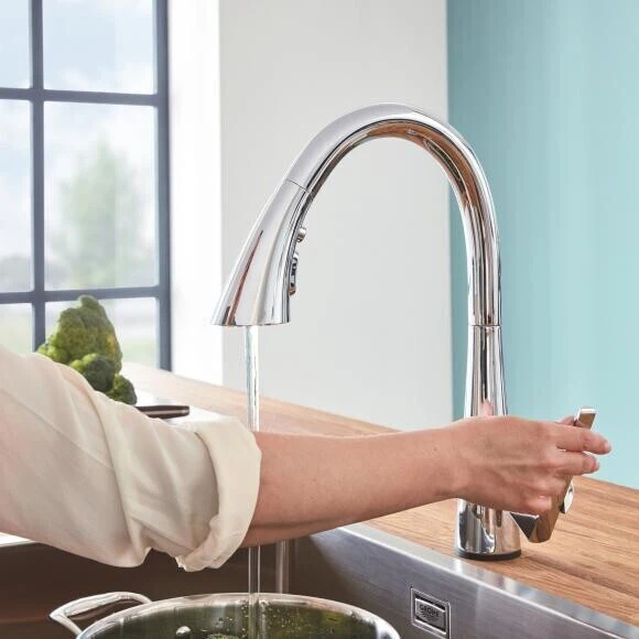 Vòi Rửa Bát Cảm Ứng Grohe Zedra Touch 30219002 - Hình ảnh 3