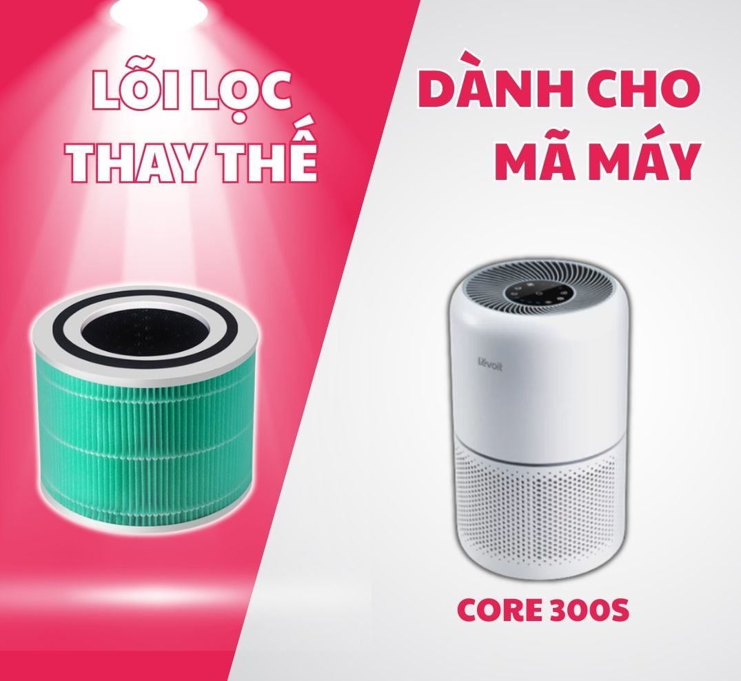 Lõi Lọc Không Khí Levoit Core 300, Core 300S, CORE P350,CORE 300-RAC - Hình ảnh 6