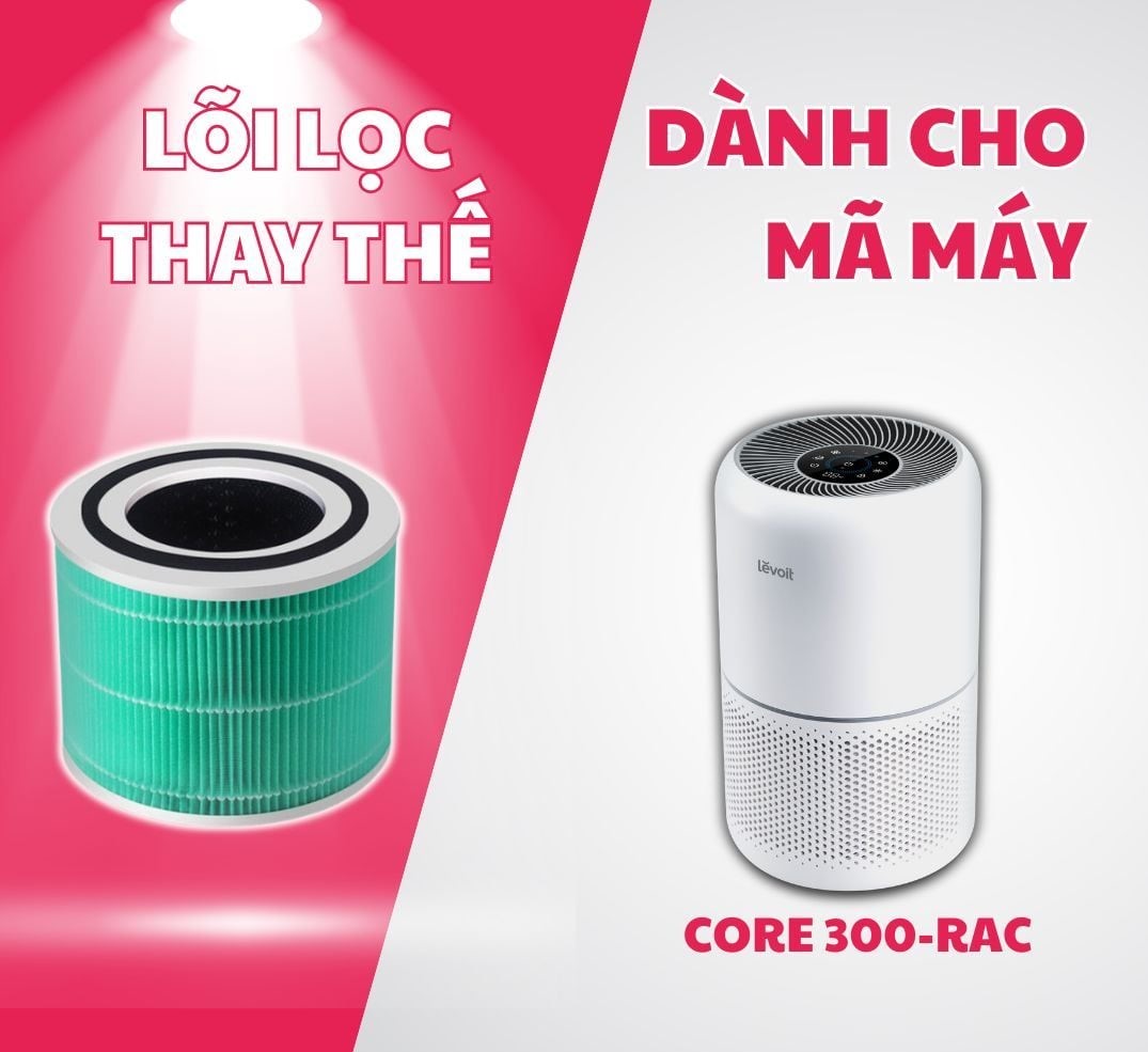 Lõi Lọc Không Khí Levoit Core 300, Core 300S, CORE P350,CORE 300-RAC - Hình ảnh 7