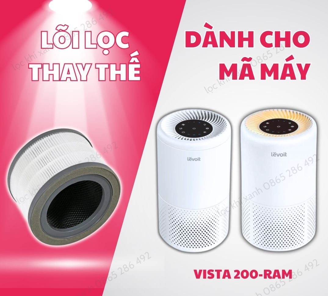 Lõi Lọc Không Khí Levoit Vista 200-RAM - Hình ảnh 2