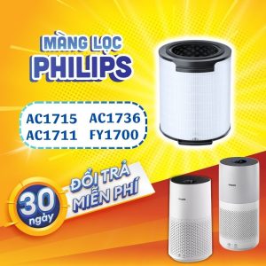 Lõi Lọc Không Khí Philips AC1711, AC1715, AC1736, AC1758, Model FY1700