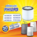 Lõi lọc không khí Philips AC0820, AC0819, AC0810, AC0830, AC0850, model FY0194