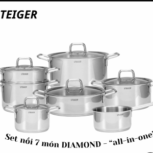 Bộ Nồi Steiger Diamond 7 Món
