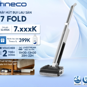 Tineco Floor One i7 Fold Máy Lau Nhà Hút Bụi Gấp 180 Độ
