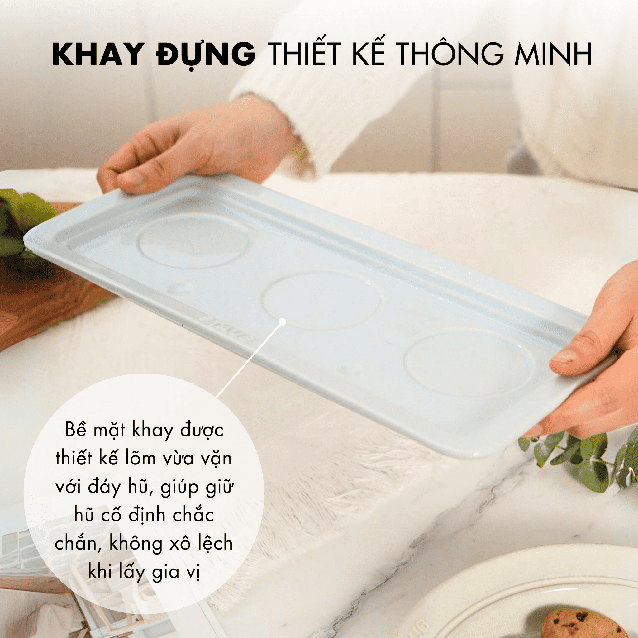 Bộ 3 Hũ Đựng Gia Vị Gốm Sứ STAUB - Hình ảnh 8
