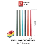 Bộ 6 Đôi Đũa Nhựa ABS Kháng Khuẩn ZWILLING Chopsticks