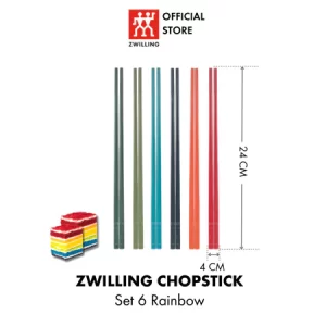 Bộ 6 Đôi Đũa Nhựa ABS Kháng Khuẩn ZWILLING Chopsticks