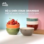 Bộ Chén Bát Đĩa Cốc Hũ Gia Vị Gốm Sứ STAUB Ceramic