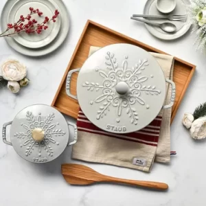 Nồi Gang Staub 16cm Snow Flake Limited