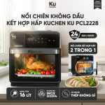 Nồi Chiên Không Dầu Kết Hợp Hấp KUCHEN KU PCL2228 16L
