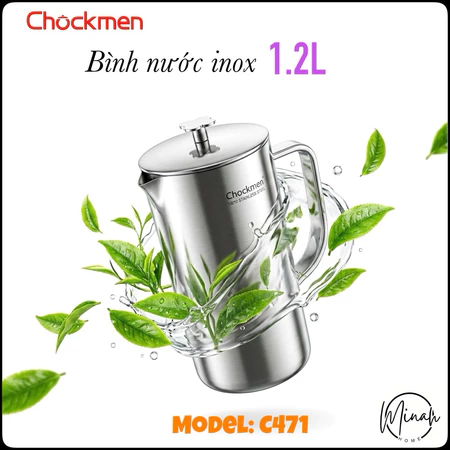 Bình Inox 18/10 Chockmen 1.2L - Hình ảnh 3