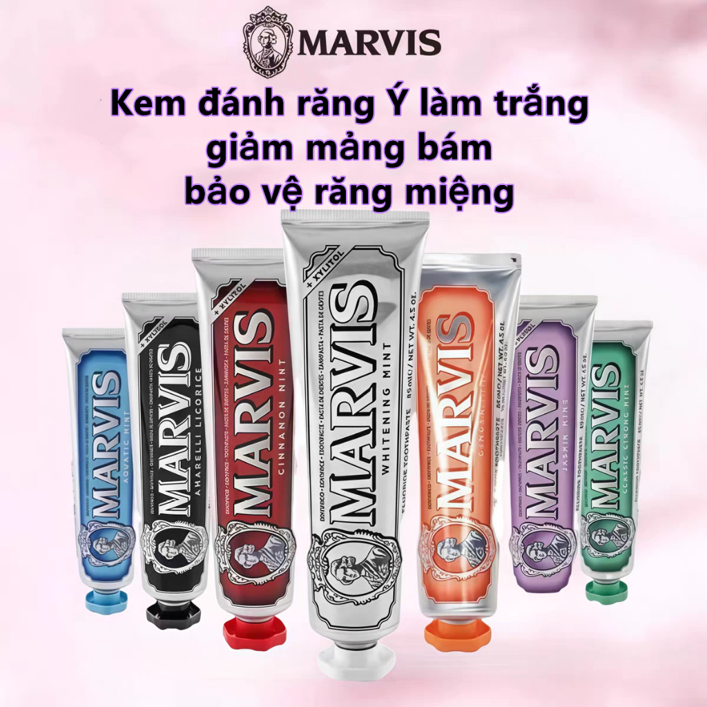 Kem Đánh Răng Marvis Whitening 85ML - Hình ảnh 4
