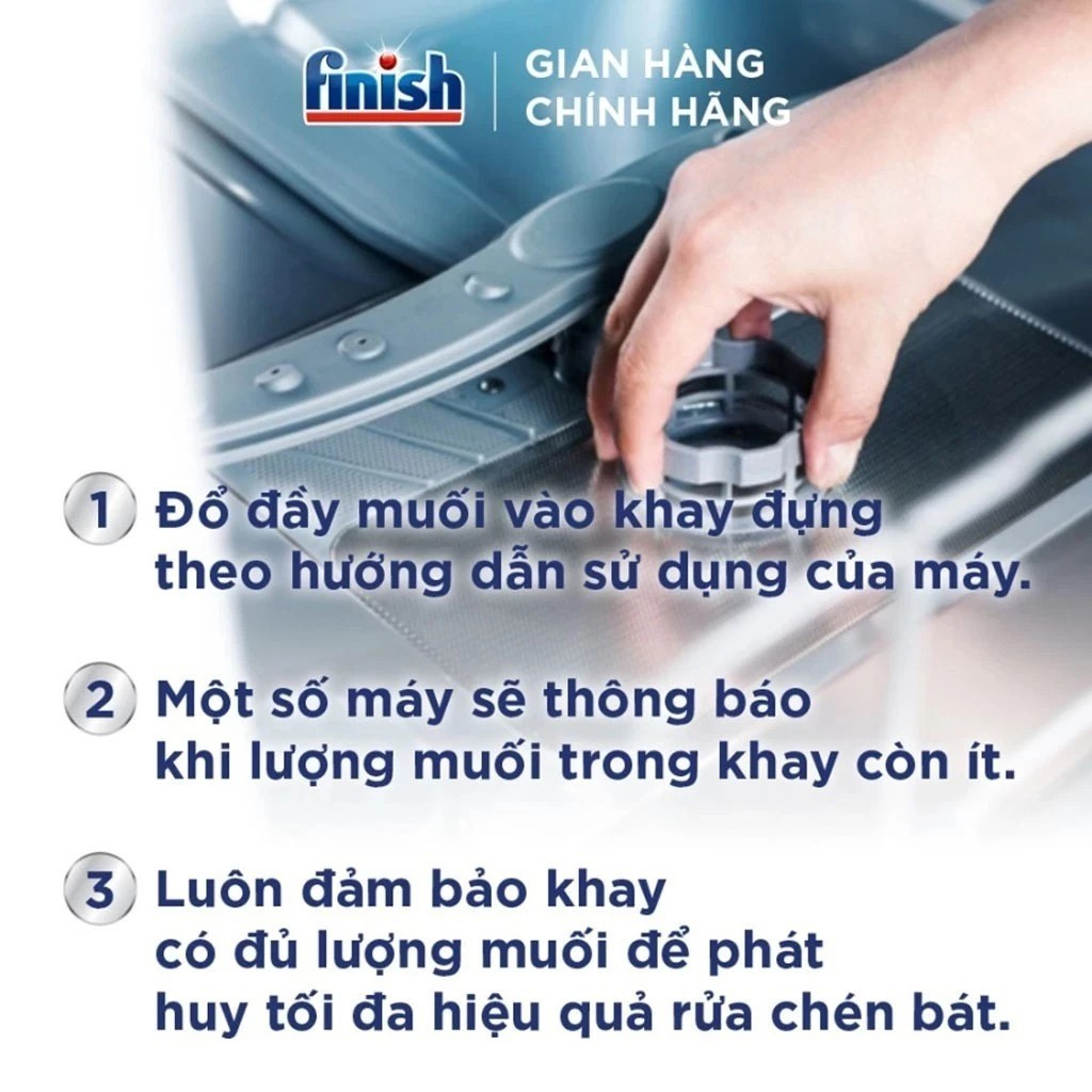 Muối Rửa Bát Finish - Hình ảnh 2