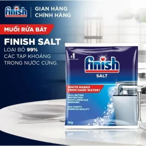 Muối Rửa Bát Finish Túi 1kg
