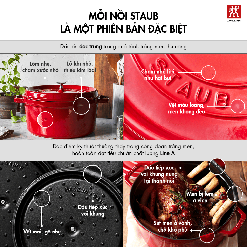 Nồi Gang STAUB La Cocotte Màu Citron - Hình ảnh 8