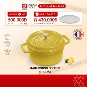 Nồi Gang STAUB La Cocotte Màu Citron