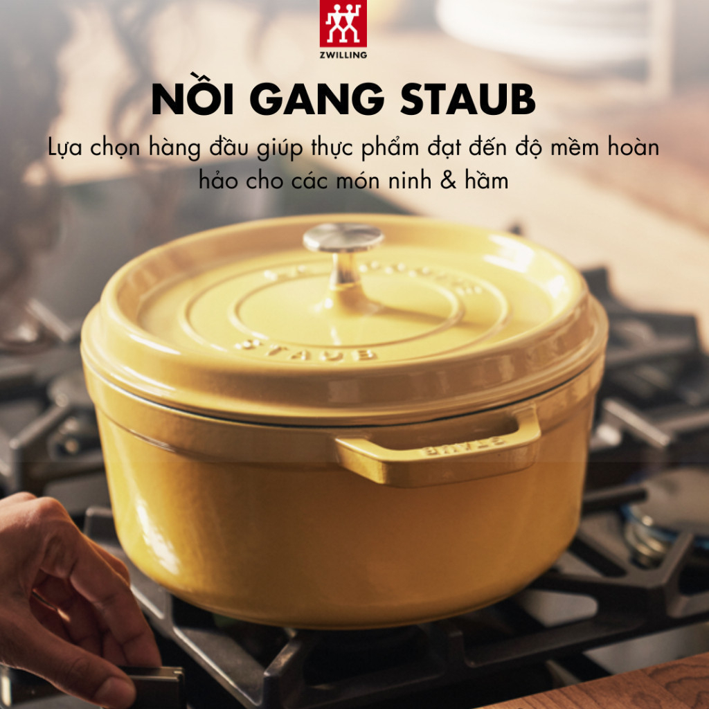 Nồi Gang STAUB La Cocotte Màu Citron - Hình ảnh 2