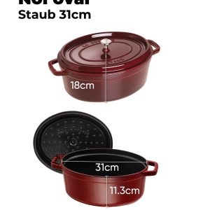 Nồi Gang Staub Oval 31cm