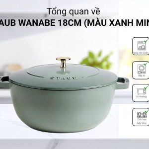Nồi Gang Staub Wanabe 18cm